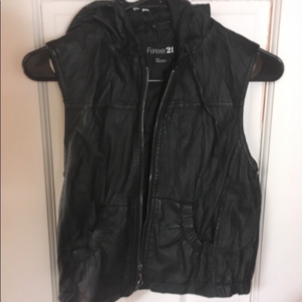 Leather vest